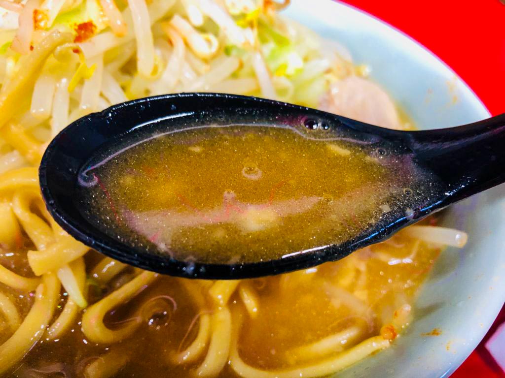 ラーメン二郎　スープ
