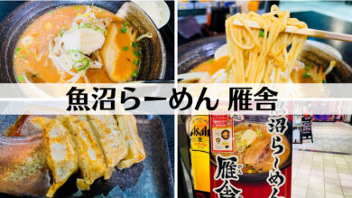 雁舎 越後湯沢 おすすめの酒粕ラーメンを魚沼産コシヒカリとともに 新潟県南魚沼市のグルメのことならジンボブログ